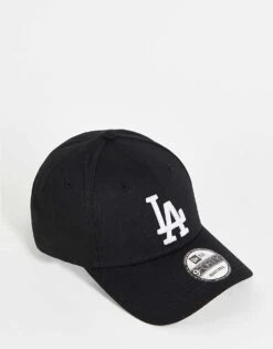 New Era LA Dodgers 9forty Cap In Black For Unisex