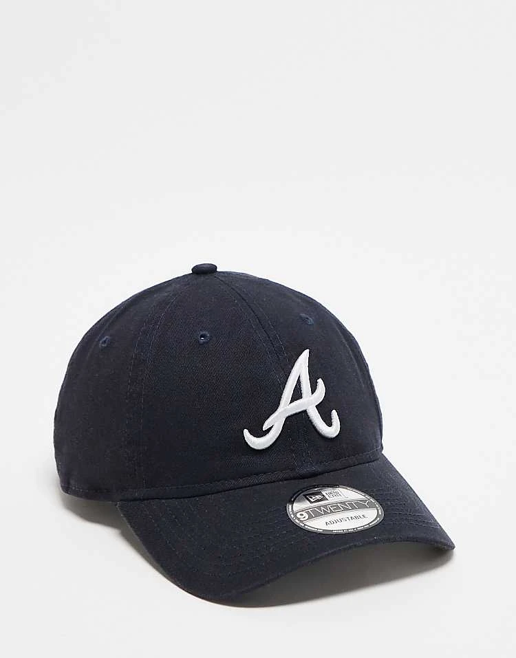 New Era Atlanta Braves 9twenty Cap In Black For Unisex - Image 5