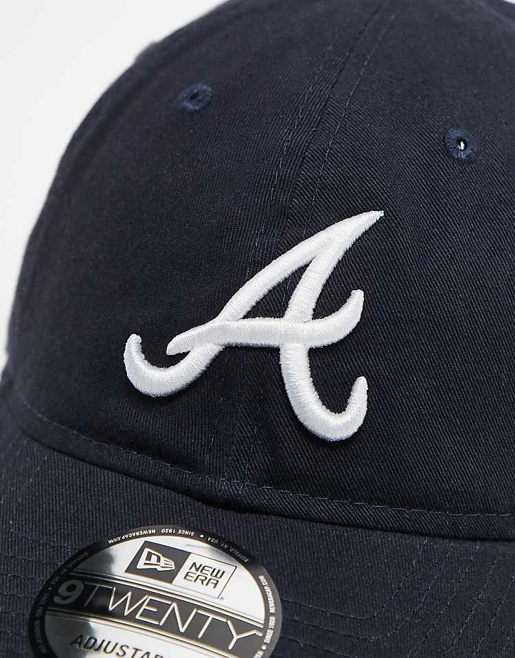 New Era Atlanta Braves 9twenty Cap In Black For Unisex - Image 2