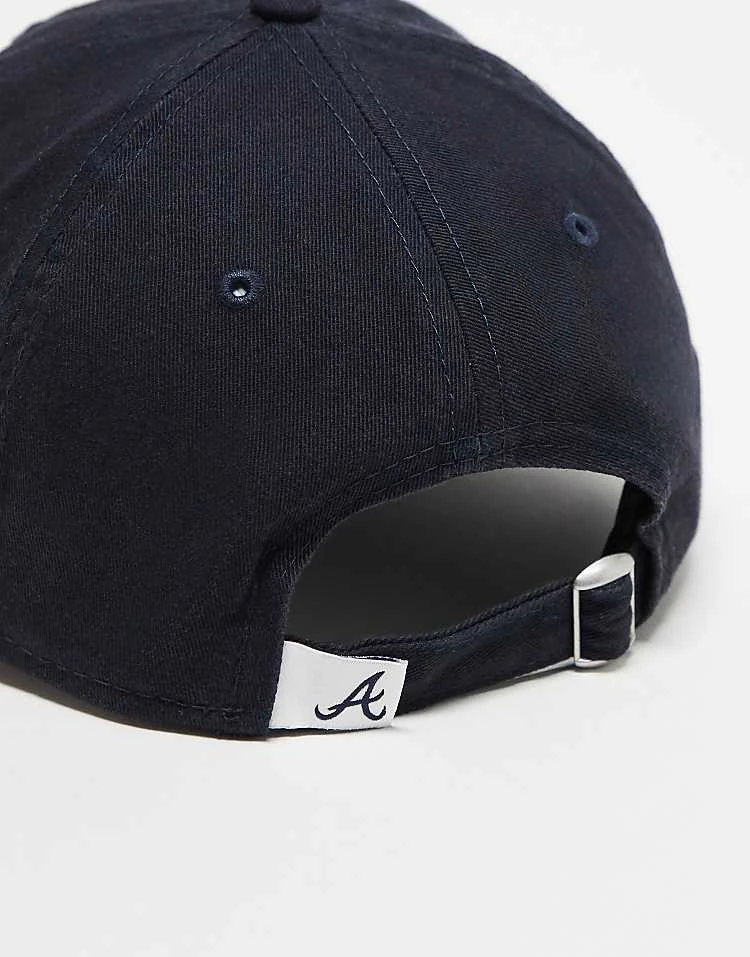 New Era Atlanta Braves 9twenty Cap In Black For Unisex - Image 4