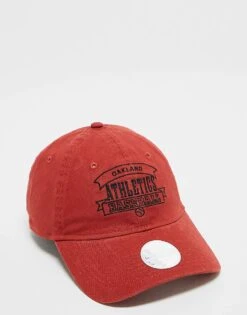 New Era Oakland Athletics 9twenty Cap In Rust For Unisex