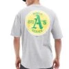 New Era Oakland Athletics World Series T-shirt In Grey For Men