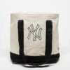 New Era NY Premium Tote Bag In White For Unisex