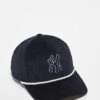 New Era NY Yankees Cord Golfer Cap In Black For Unisex