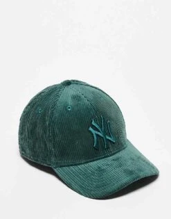 New Era NY Yankees Cord 39thirty Cap In Green For Unisex