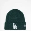 New Era LA Dodgers Cuff Beanie In Dark Green For Unisex