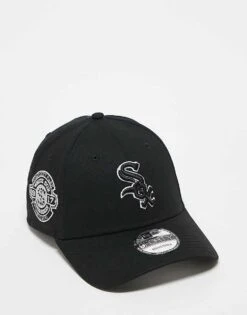 New Era Chicago White Sox 9forty Cap In Black For Unisex