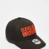 New Era Cleveland Browns 9forty Cap In Brown For Unisex