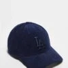 New Era LA Dodgers 9forty Cord Cap In Navy For Unisex