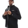 New Era Motif Back Coach Jacket In Black For Men