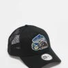 New Era Outdoor Patch Trucker Cap In Black Multi For Unisex
