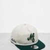 New Era Script Logo Golfer Unstructured Contrast Peak Cap In Multi For Unisex