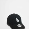 New Era LA Dodgers 9twenty Unstructured Distressed Cap In Black For Unisex