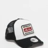 New Era Vintage Patch Trucker Cap In White Multi For Unisex
