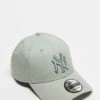 New Era NY Yankees 9forty Cap In Sage Green For Unisex