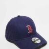 New Era Boston Red Sox Distressed 9twenty Cap In Navy For Unisex Black