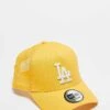 New Era LA Dodgers Trucker Cap In Yellow Multi For Unisex