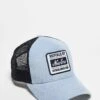 New Era Vintage Cord Patch Trucker Cap In Light Blue Multi For Unisex